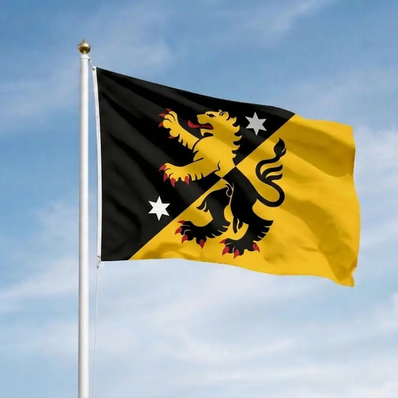 Västergötlands landskapsvapen-flagga Flaggfabriken Kronan