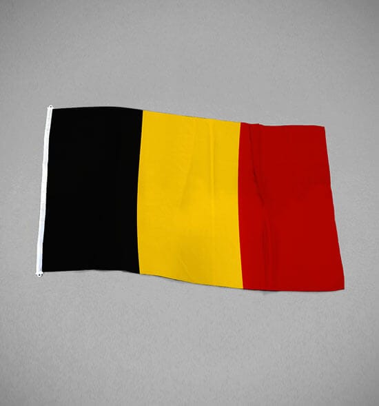 Belgiens flagga Flaggfabriken Kronan