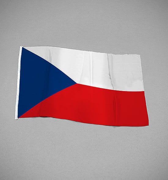 Tjeckiens flagga Flaggfabriken Kronan