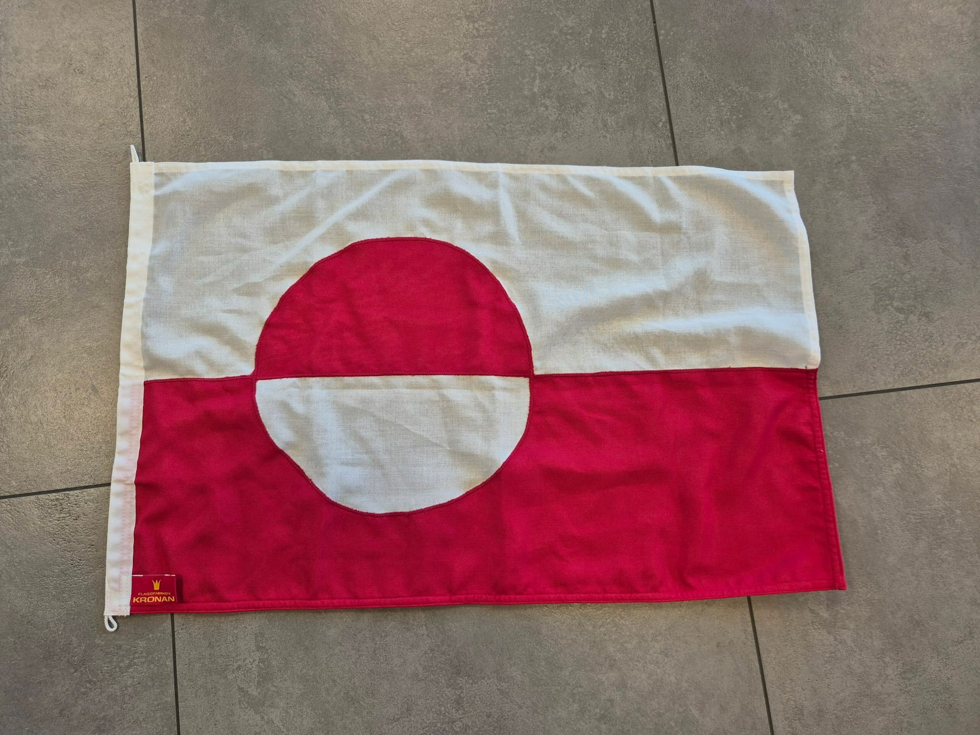 Grönlands flagga Flaggfabriken Kronan