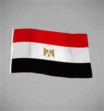 Egyptens flagga Flaggfabriken Kronan
