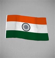 Indiens flagga