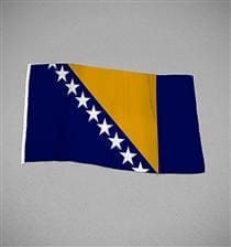 Bosnien och Hercegovinas flagga Flaggfabriken Kronan