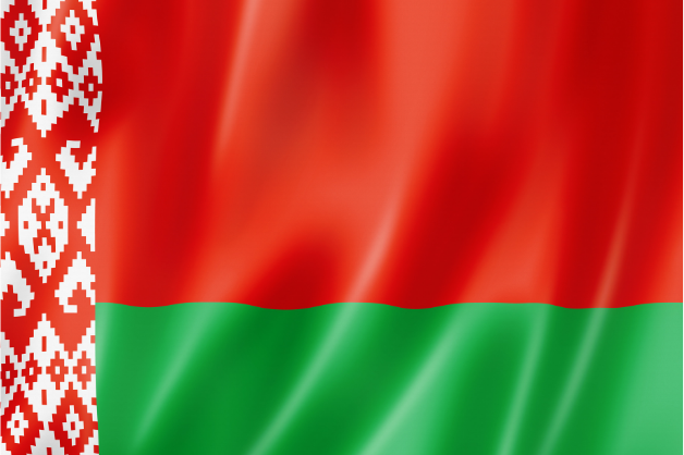 Belarus flagga