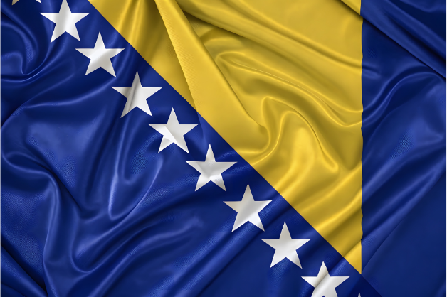 Bosnien flagga
