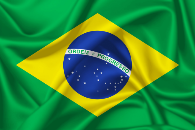Brasiliens flagga Flaggfabriken Kronan