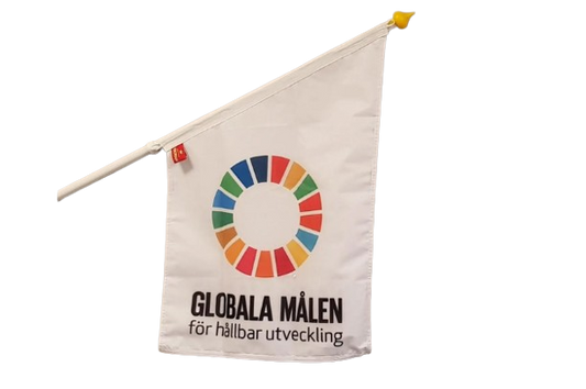 Globala målen-flagga Flaggfabriken Kronan