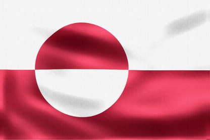 Grönlands flagga Flaggfabriken Kronan