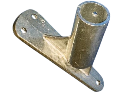 Hållare i aluminium fasadstång