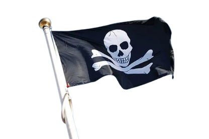 Jolly Roger - Piratflagga Flaggfabriken Kronan