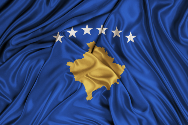 Kosovos flagga Flaggfabriken Kronan