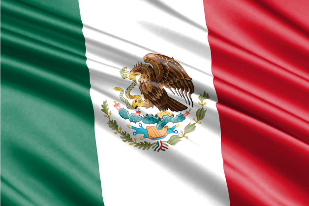 Mexikos flagga Flaggfabriken Kronan