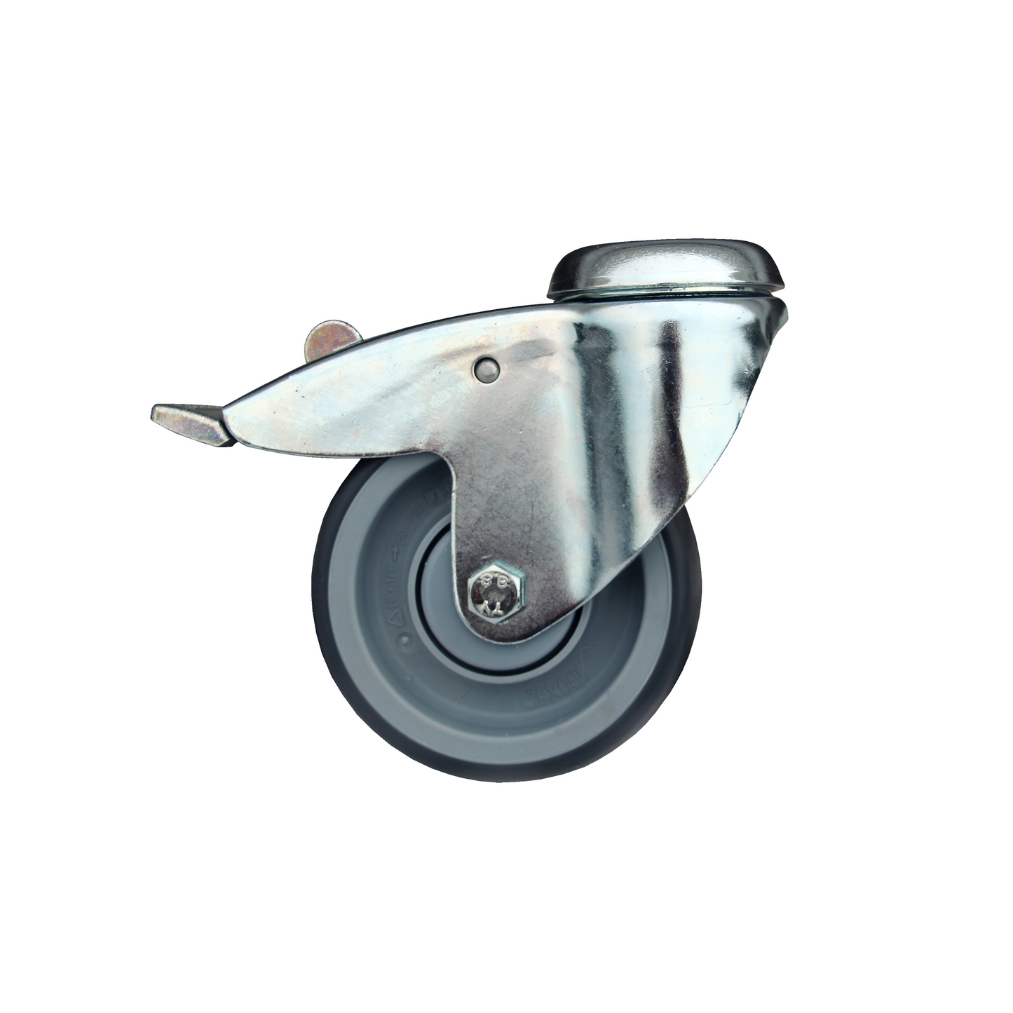 Hjul 100mm broms