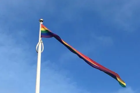 Pridevimpel / Regnbågsvimpel