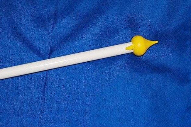 Fasadstång vit 130 cm