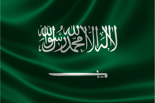Saudiarabiens flagga