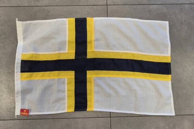 Sverigefinska flagga Flaggfabriken Kronan