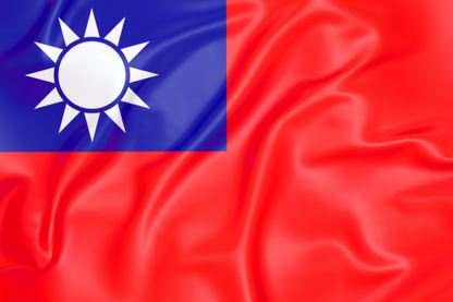 Taiwans flagga Flaggfabriken Kronan