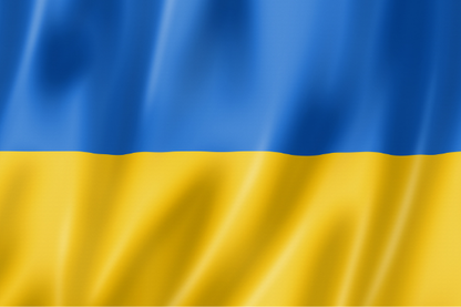 Ukrainas flagga Flaggfabriken Kronan