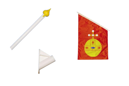 Upplands landskapsflagga Flaggfabriken Kronan