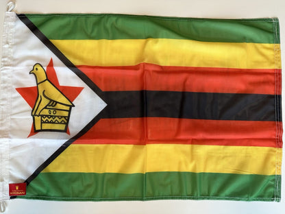 Zimbabwes flagga Flaggfabriken Kronan