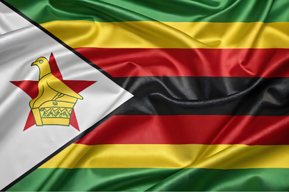 Zimbabwes flagga Flaggfabriken Kronan