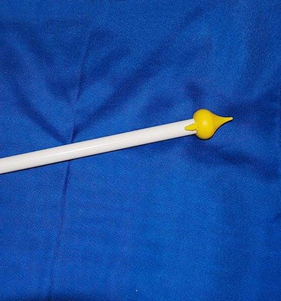 Fasadstång vit 130 cm