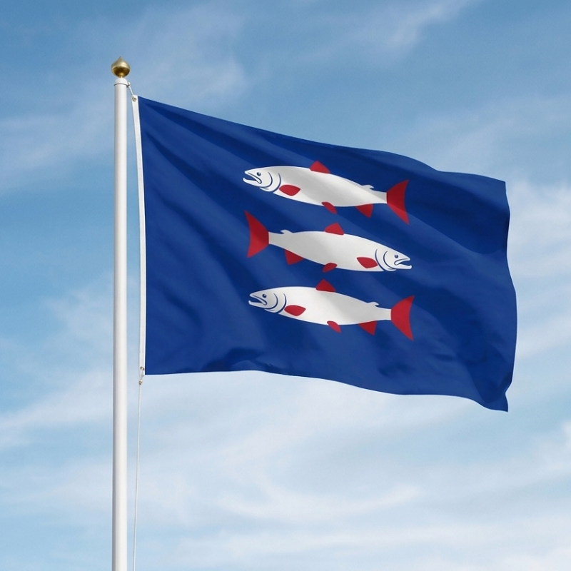 Ångermanlands landskapsflagga Flaggfabriken Kronan