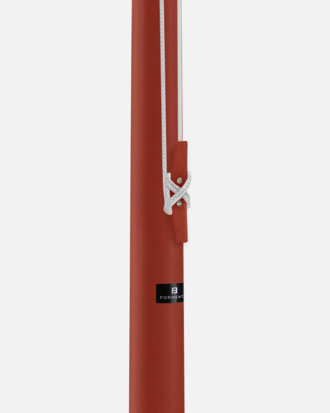 Flaggstång röd original, gjord av glasfiberkomposit