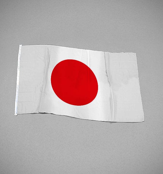 Japans flagga Flaggfabriken Kronan