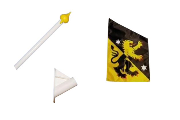 Västergötlands landskapsvapen-flagga Flaggfabriken Kronan