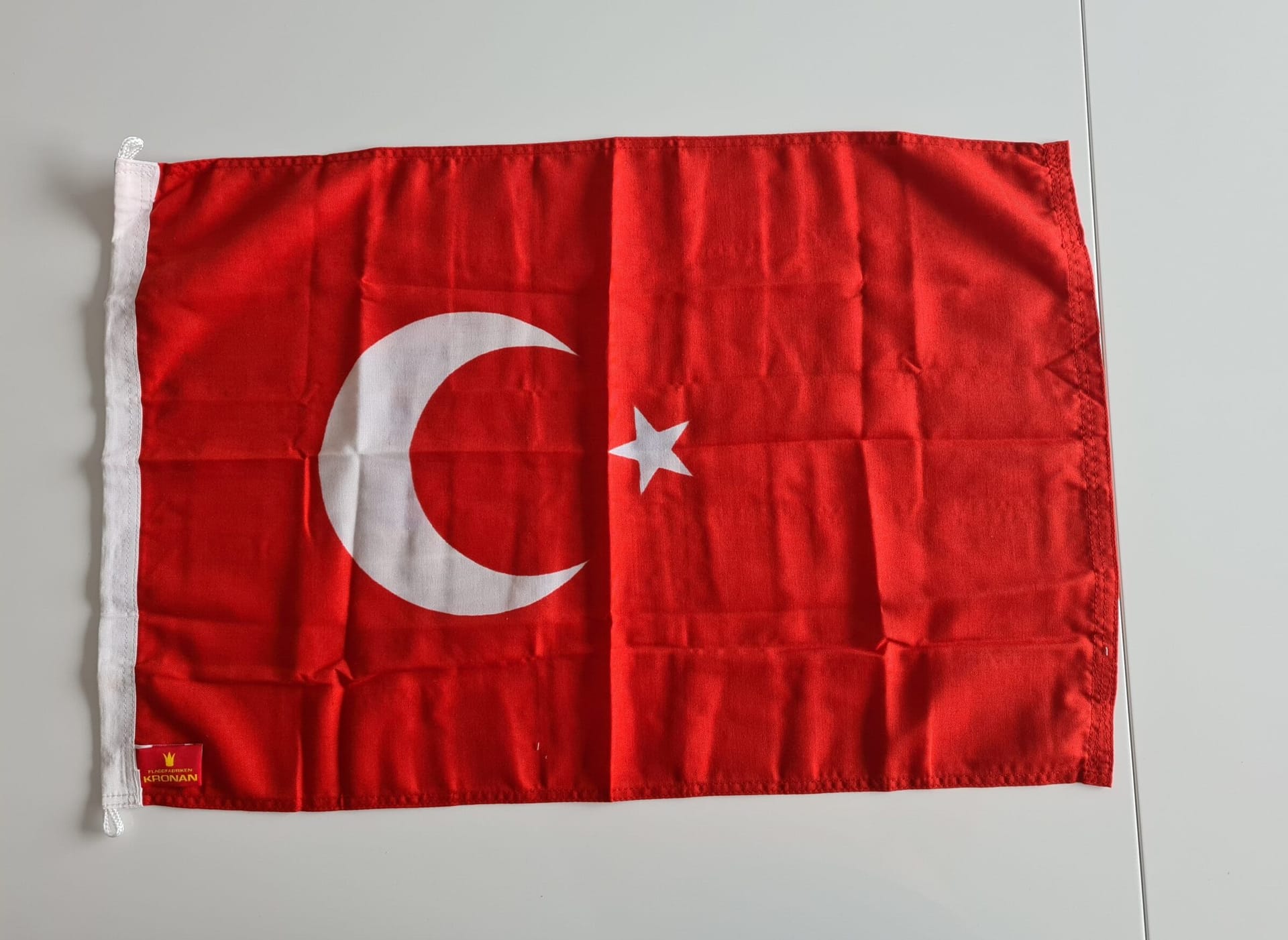 Turkiets flagga Flaggfabriken Kronan